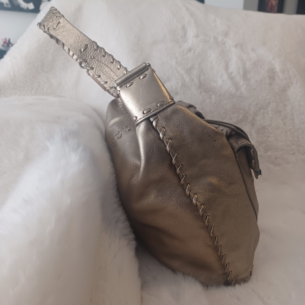 Vintage gold leather Michael Kors Purse - Picture 3 of 7